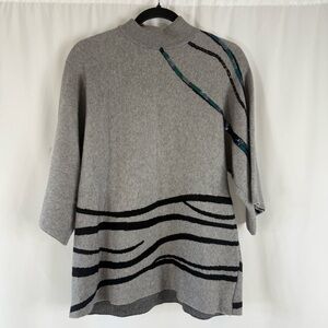 Calligraphie Women Sweater Sequins Size:L